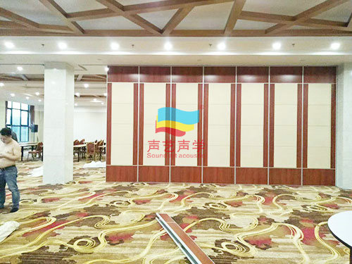 酒店活動(dòng)隔斷案例：陜西乾縣天裕大酒店