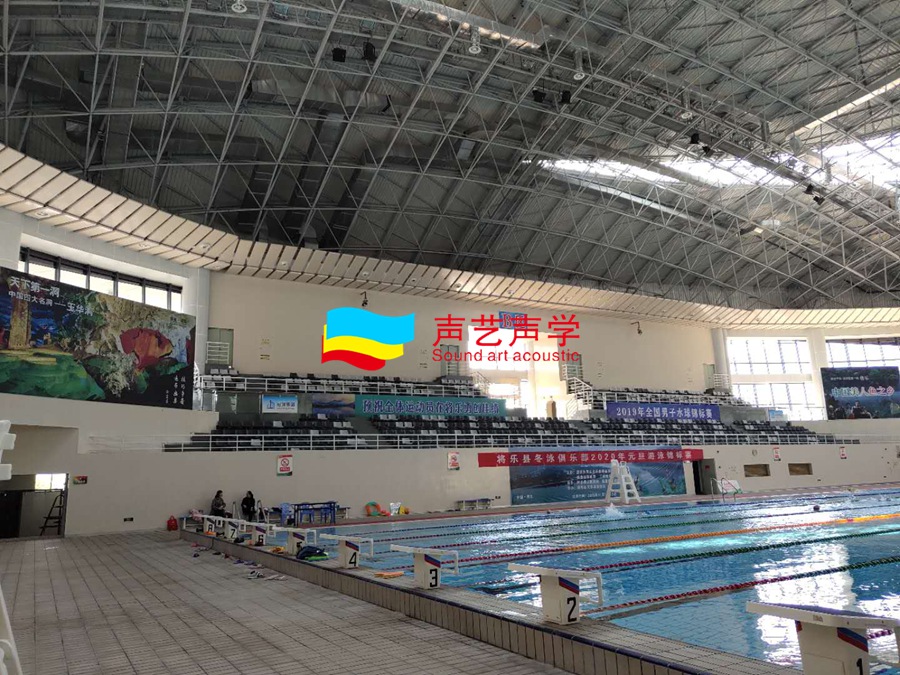 福建三明將樂體育中心，空間吸聲體案例